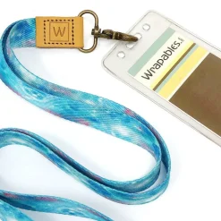 Wrapables Lanyard Keychain and ID Badge Holder