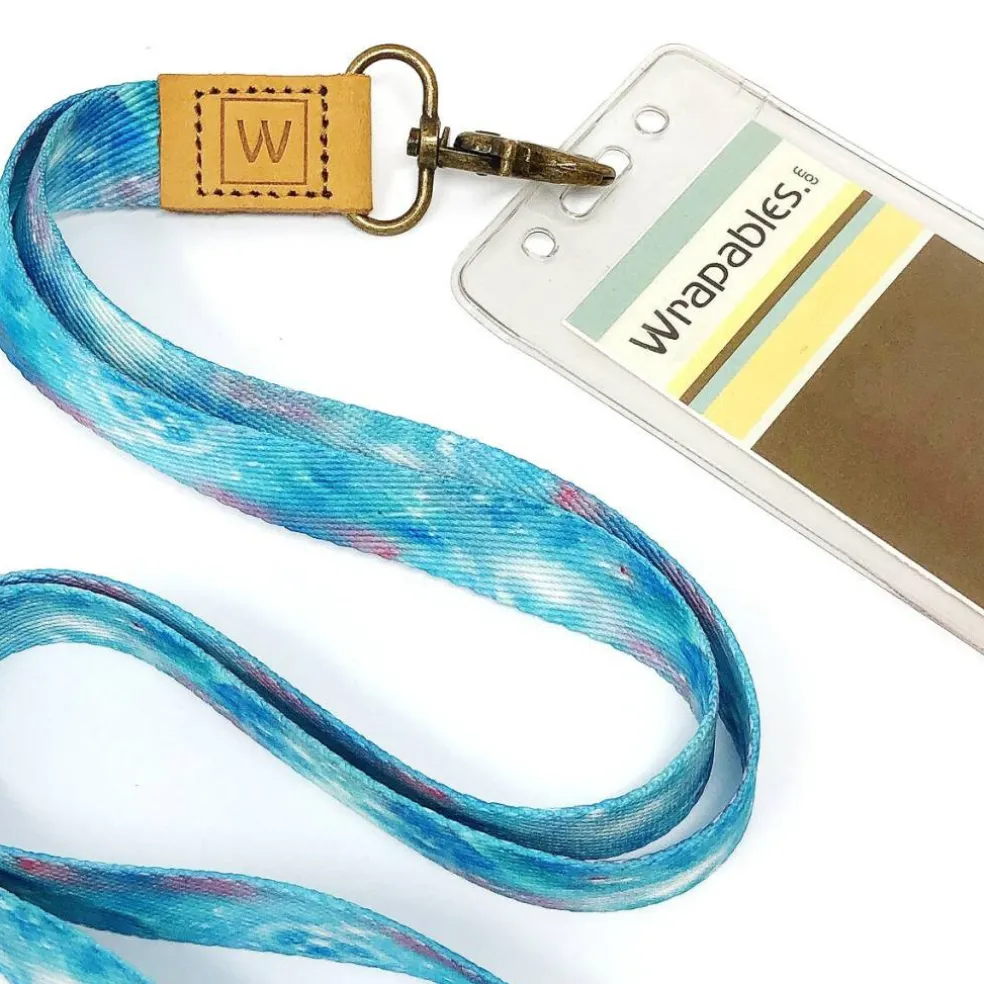 Wrapables Lanyard Keychain and ID Badge Holder