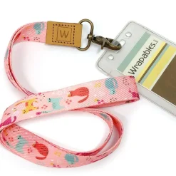 Wrapables Lanyard Keychain and ID Badge Holder