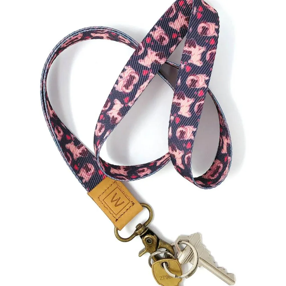 Wrapables Lanyard Keychain and ID Badge Holder