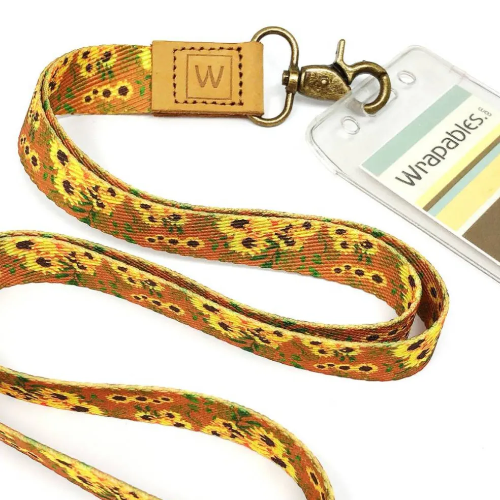 Wrapables Lanyard Keychain and ID Badge Holder