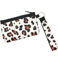Wrapables Neoprene Mini Wristlet Wallet / Credit Card ID Holder with Lanyard