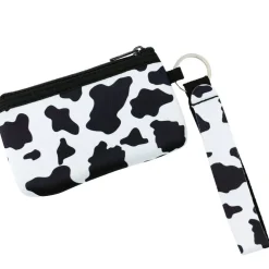 Wrapables Neoprene Mini Wristlet Wallet / Credit Card ID Holder with Lanyard