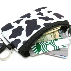 Wrapables Neoprene Mini Wristlet Wallet / Credit Card ID Holder with Lanyard