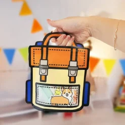 Wrapables Reusable Backpack Sealable Goodie Bags, Party Favor Bags (Set of 20)