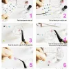 Wrapables 12 Sheets Blossoms Flower Water Slide Nail Art