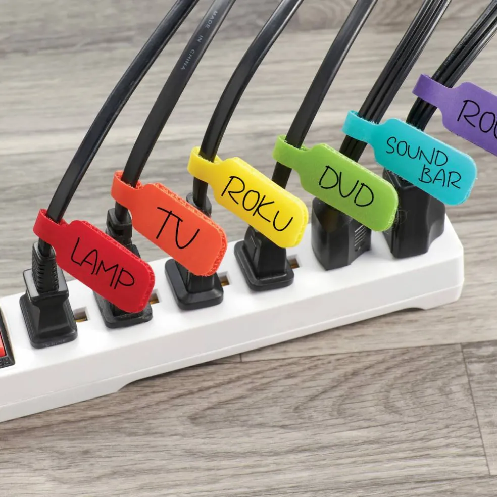 Wrap-It Storage® Medium Multicolor Cable Labels, 14ct.