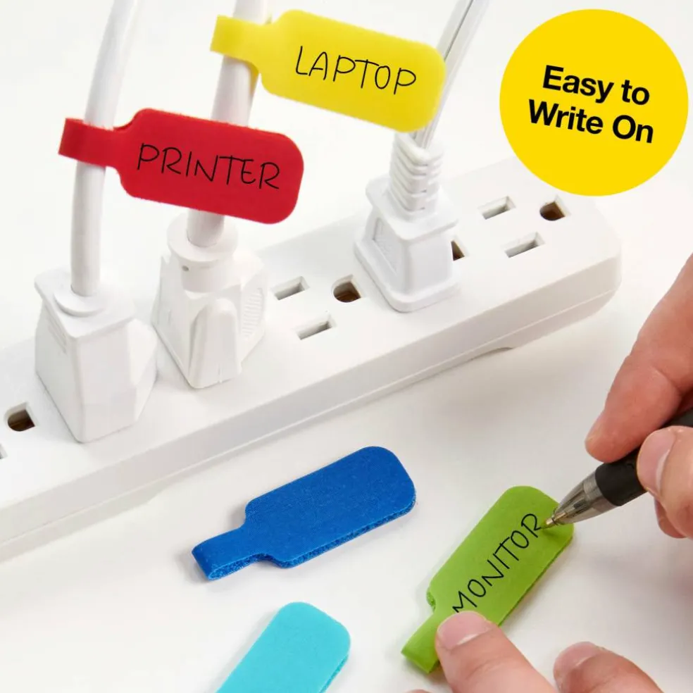 Wrap-It Storage® Medium Multicolor Cable Labels, 14ct.