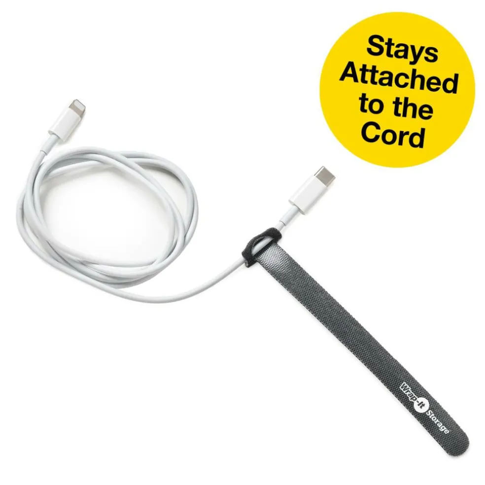 Wrap-It Storage® 6" Multicolor Self-Gripping Cable Ties, 30ct.