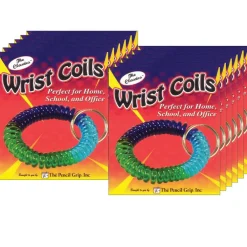 Wrist Coil, Tricolor, Pack of 12