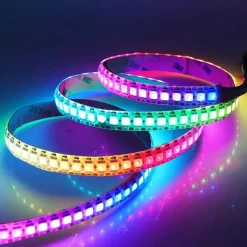 WS2812B 5V 5050 RGB LED Strip 1-5M 30 60 144 150 300 Leds Individual