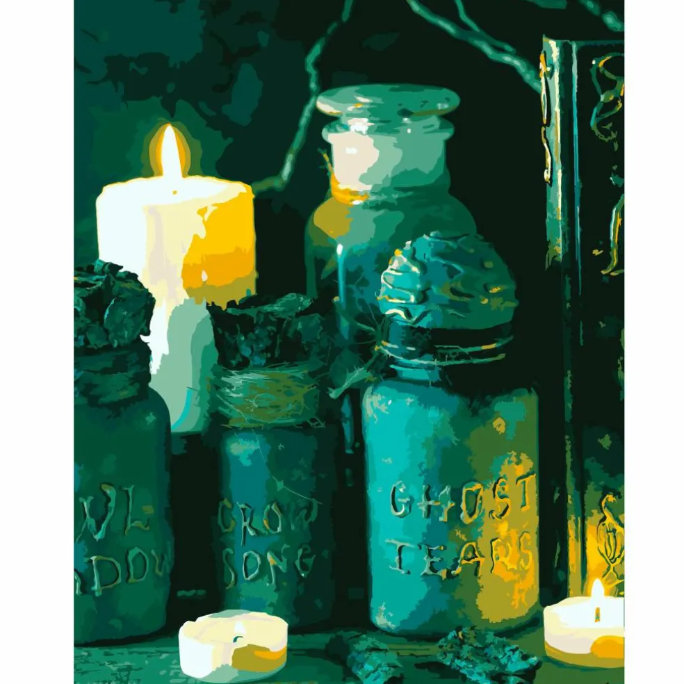 11" x 14" Apothecary Paint-by-Number Kit by Artist's Loft®