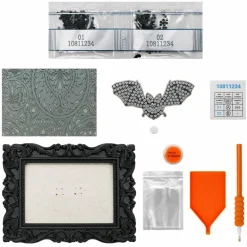 2" x 3" Bat Acrylic Surface Diamond Art Kit with Frame by Make Market®