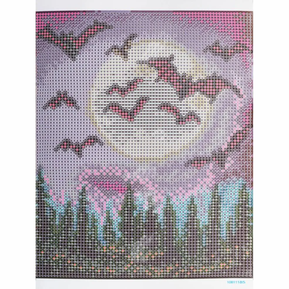 8" x 10" Bats & Moon Diamond Art Kit with Magnetic Wood Frame by Make Market®