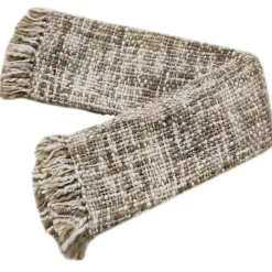 50" x 60" Beige Soft Flannel Throw by Ashland®