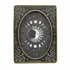 5" x 7" Black & Antique Gold Oval Tarot Card Tabletop Frame by Ashland®