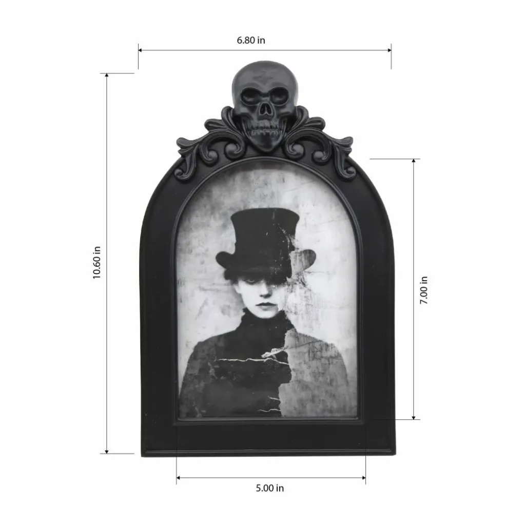 5" x 7" Black Arch with Skull Tabletop Frame by Ashland®