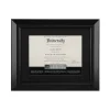 8.5" x 11" Black Document Frame with Mat by Studio Décor®