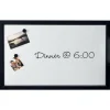 22" x 35" Black Framed Magnetic Dry Erase Board by B2C®