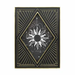 5" x 7" Black & Gold Diamond Tarot Card Tabletop Frame