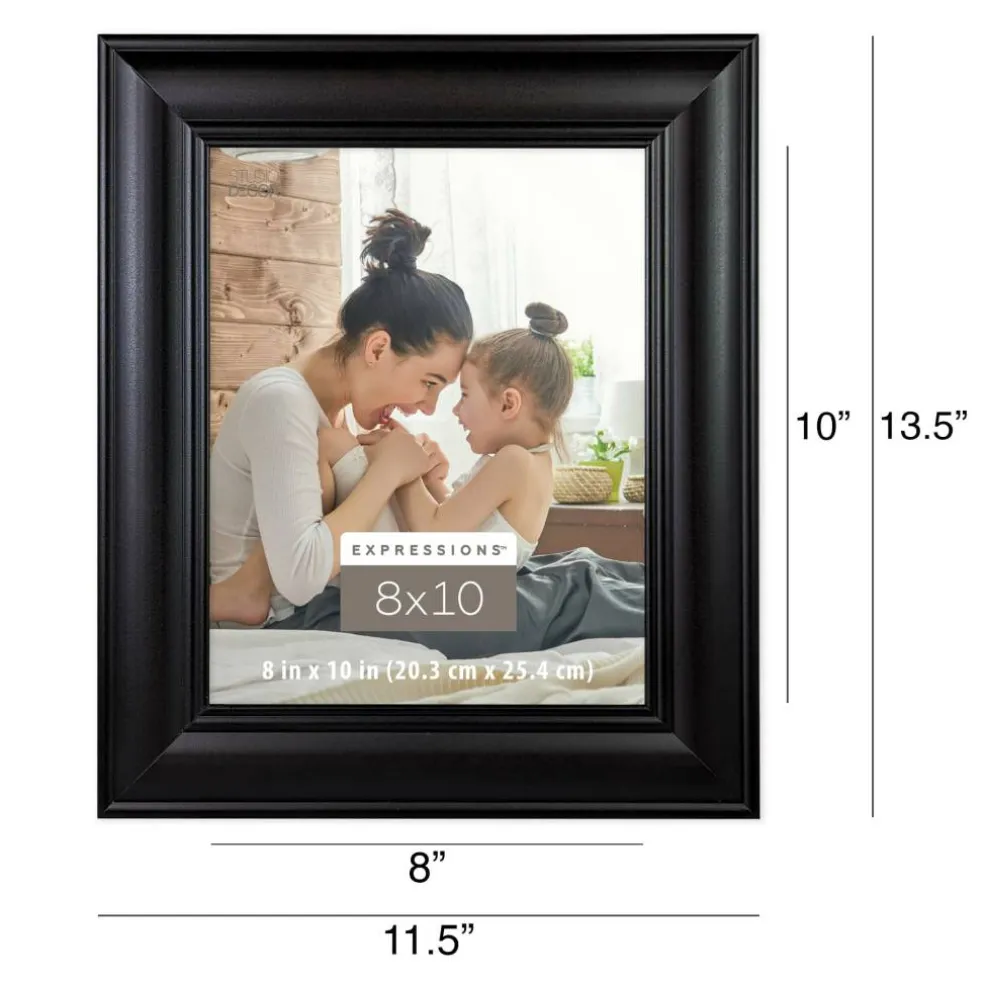 8" x 10" Black Inner Ridge Frame, Expressions™ by Studio Décor®