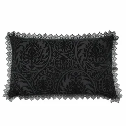 24" x 14" Black Lace Pillow by Ashland®