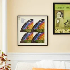 12.5" x 12.5" Black LP Album Frame by Studio Décor®
