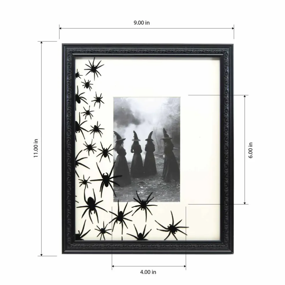 4" x 6" Black Spiders Tabletop Frame with Mat by Ashland®