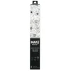 12" x 12" Black & White Floral Sublimation Sheets, 2ct. by Make Market®