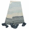 50" x 60" Blue Tassel Throw Blanket by Ashland®