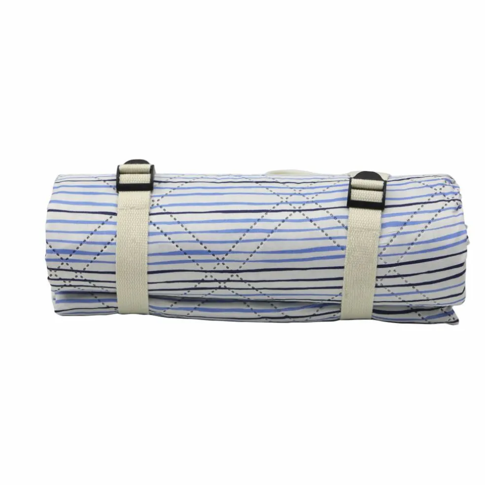 70" x 52" Blue & White Picnic Mat by Ashland®