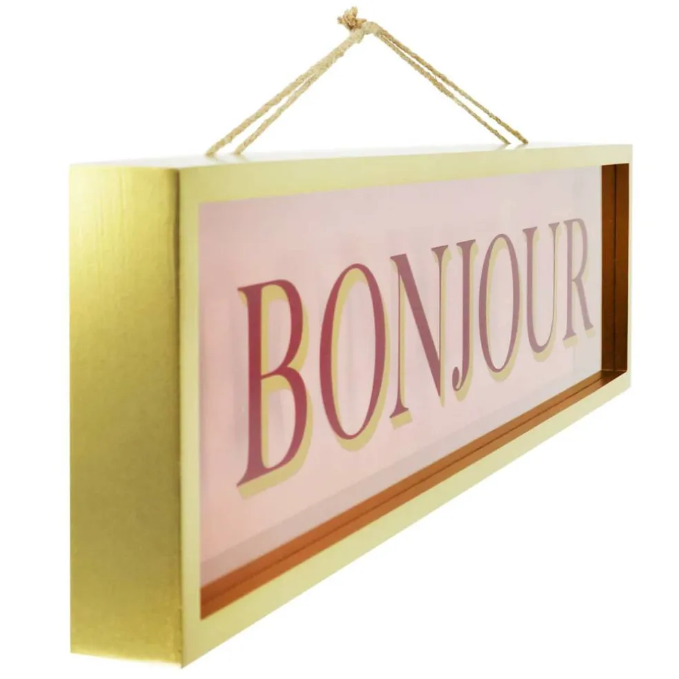 24" x 6.1" Bonjour Wall Décor Sign by Ashland®