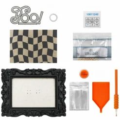2" x 3" Boo! Acrylic Surface Diamond Art Kit with Frame by Make Market®