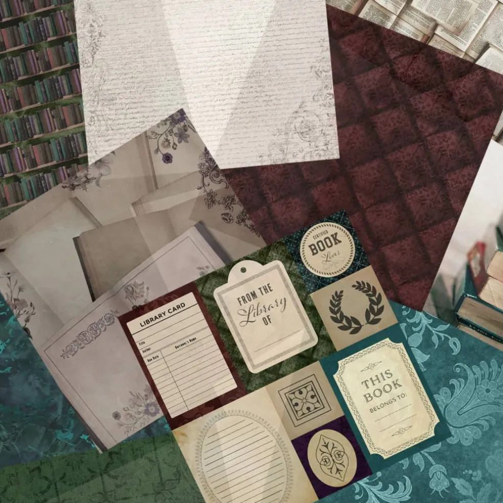 12" x 12" Book Lover Vellum Paper Pad by Recollections™, 20 Sheets