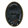 14" x 10" Bound by Magic Melamine Oval Platter with Stars by Celebrate It™