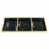 15" x 6" Bound by Magic Melamine 3-Section Platter with Stars by Celebrate It™