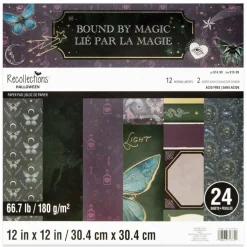 12" x 12" Bound by Magic Paper Pad by Recollections™, 24 Sheets