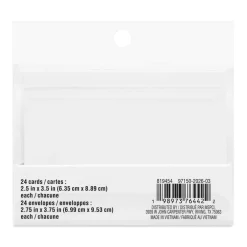 2.5" x 3.5" Boxed Stripe Card & Envelope Sets, 24ct. by Recollections™