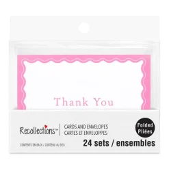 2.5" x 3.5" Boxed Thank You Card & Envelope Sets, 24ct. by Recollections™
