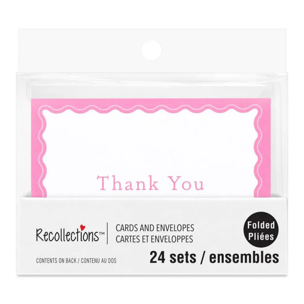 2.5" x 3.5" Boxed Thank You Card & Envelope Sets, 24ct. by Recollections™