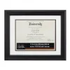 11" x 14" Brown Document Frame with Double Mat by Studio Décor®