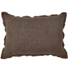 20" x 14" Brown Lumbar Pillow with Orange Trim by Ashland®