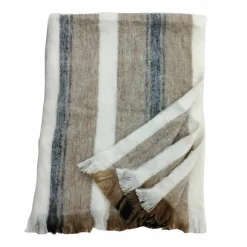 50" x 60" Brown Striped Throw by Ashland®