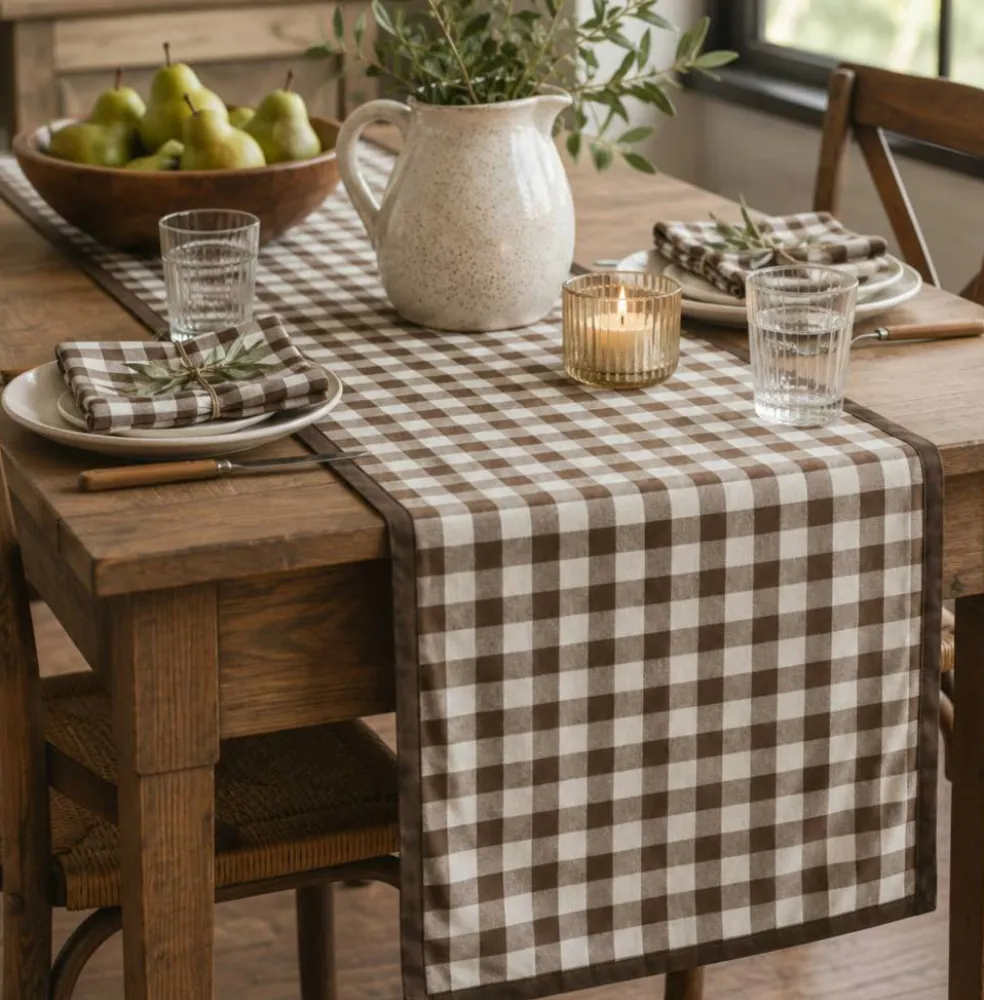 72" x 14" Checkered Table Runner by Ashland®