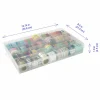13.5" x 8.5" Clear Adjustable Plastic Storage Case by Simply Tidy®