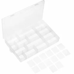 13.5" x 8.5" Clear Adjustable Plastic Storage Case by Simply Tidy®