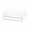 12" x 12" Clear Stackable Storage Tray by Simply Tidy™