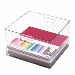 13" x 13" Clear Storage Bin with Handles by Simply Tidy™
