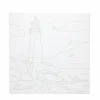 11" x 11" Coastal Lighthouse Canvas Painting Kit by Craft Smart®