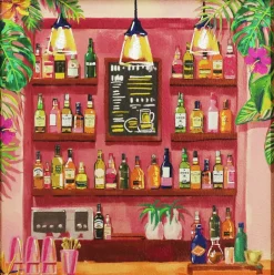 16.3" x 23.8" Cocktail Bar Wall Décor by Ashland®